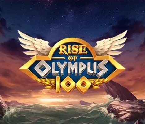 Rise of Olympus 100 by Play’n GO, showcased at geometrydash3d.co – game logo